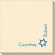 Corner Text with Star of David Design Linen Like Napkins Image 2 of 2